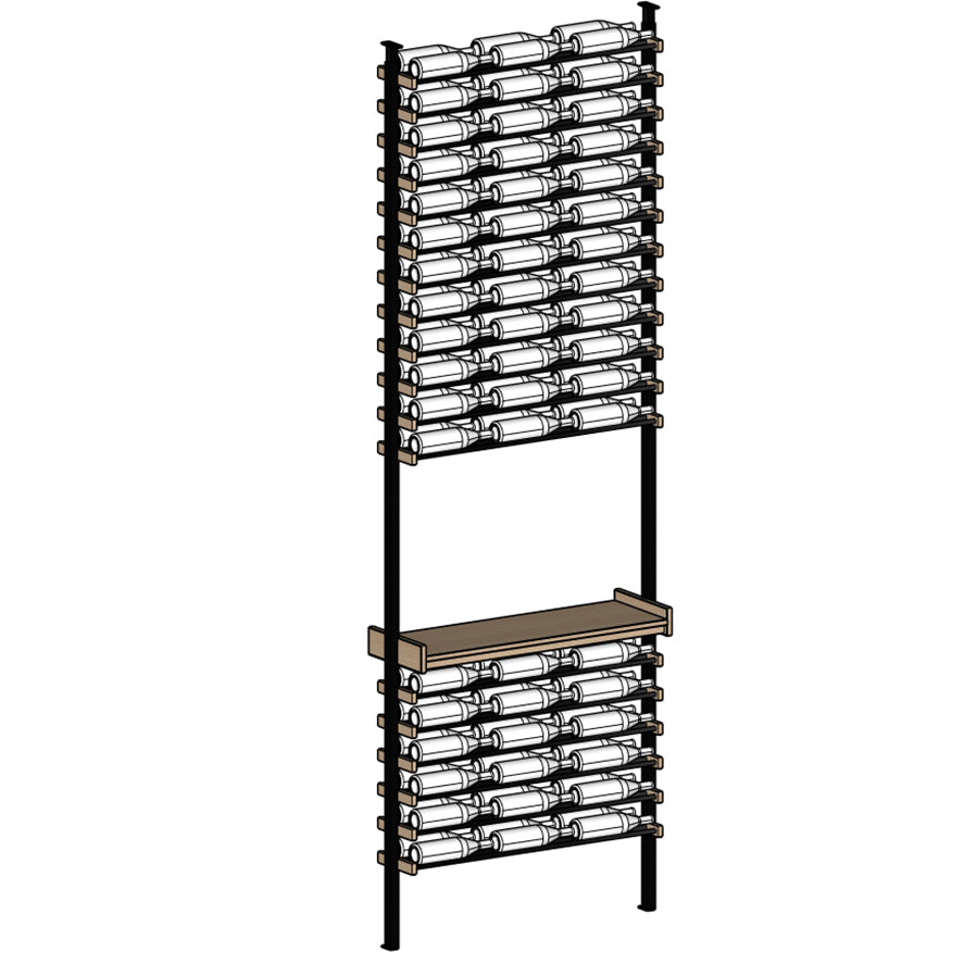 Premier Cru Wine Racks Premier Cru Modern - Savour - Triple Wide (41 1/2" Wide) - 2 Bottles Deep