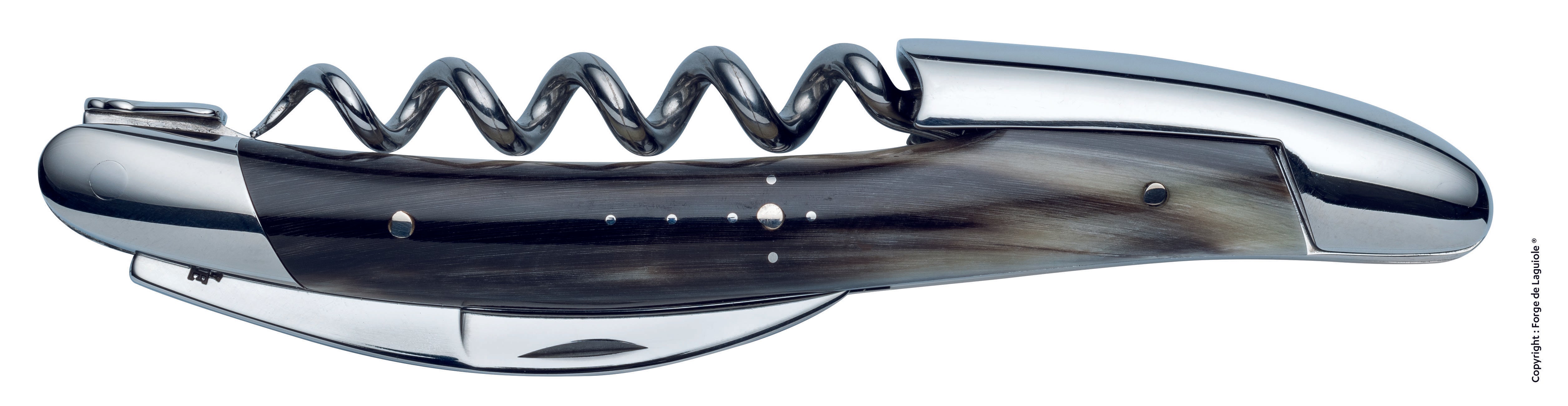 Forge de Laguiole sommelier corkscrew/knife | Dark Horn Tip