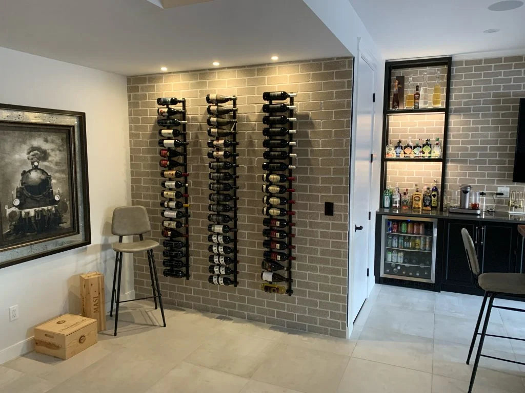 Range de vin W Series 6 (kit de rangement mural en métal)
