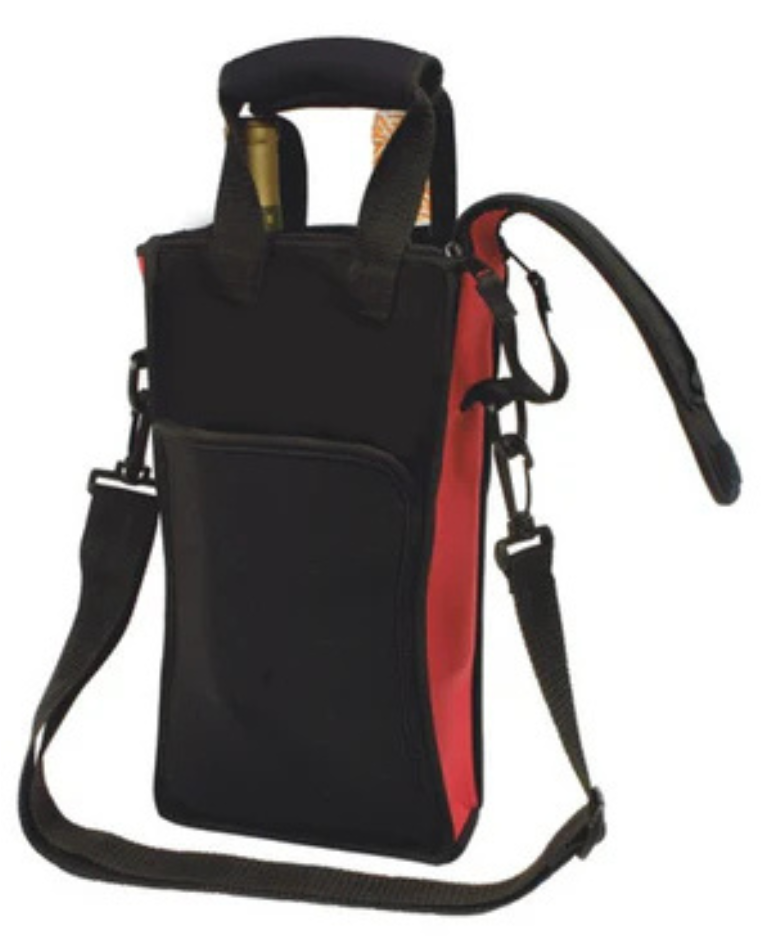 Picnic Neoprene Two Bottle Bag with Freezer Packs