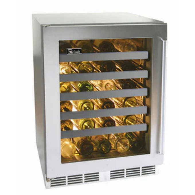Perlick Signature 24 Wine Reserve with Stainless Steel Glass Door"