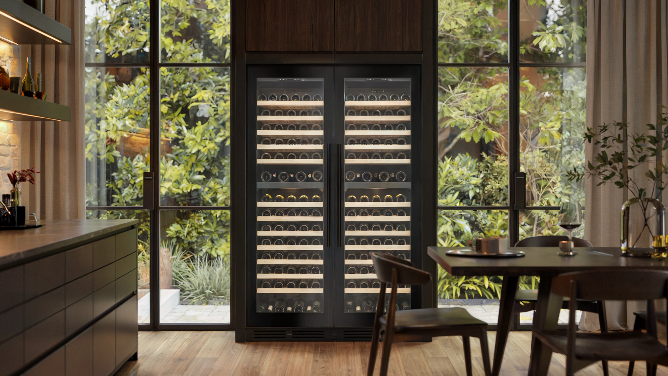 V164 Dual Zone Wine Cabinet Duo