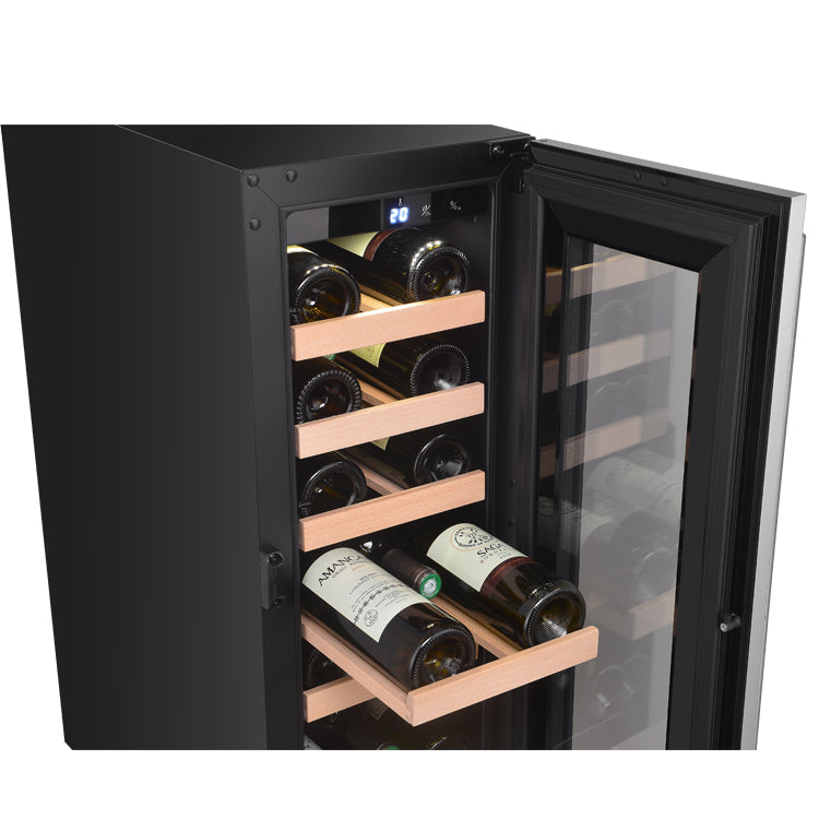 Vantaggio Wine Cellars Vantaggio V20 Single Zone Stainless Steel Wine Cooler