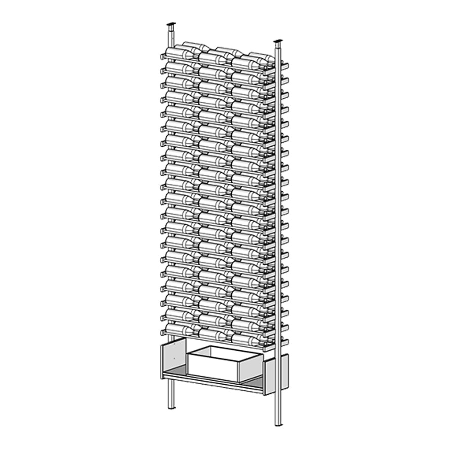 Premier Cru Wine Racks Premier Cru Modern - VinoCase - Triple Wide (41 1/2" Wide) - 3 Bottles Deep
