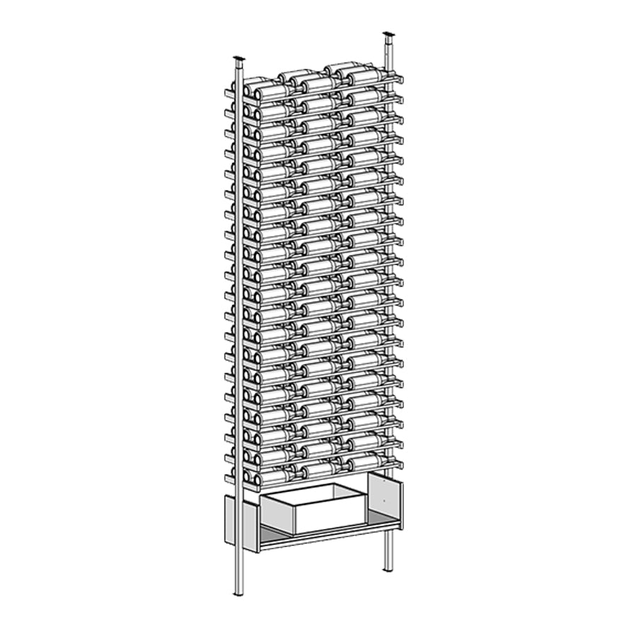 Premier Cru Wine Racks Premier Cru Modern - VinoCase - Triple Wide (41 1/2" Wide) - 3 Bottles Deep