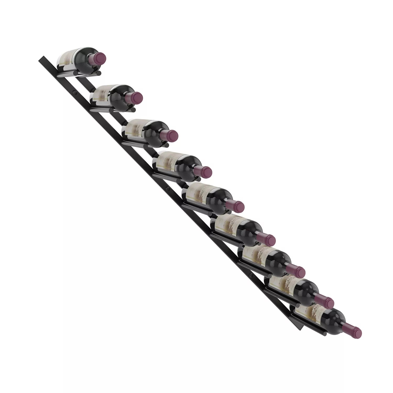 Vino Rails Flex 45 (wall mounted metal wine rack system)