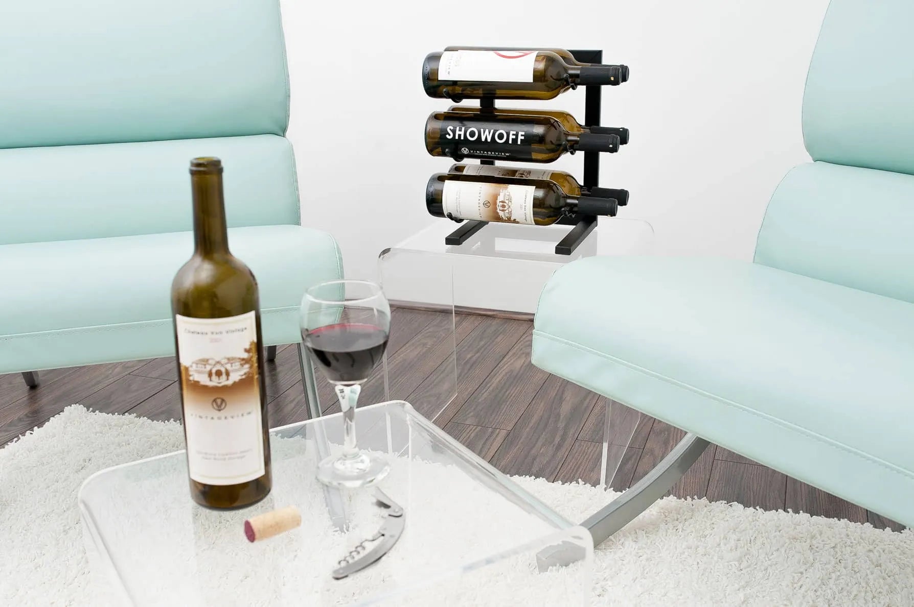 VintageView W Series Mini (casier à vin de table en métal)