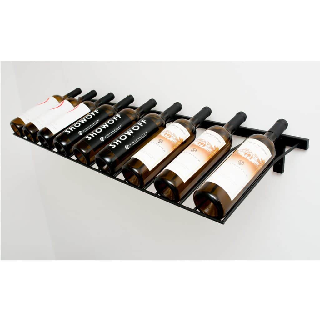 W Series Presentation Row (wall mounted metal wine rack)