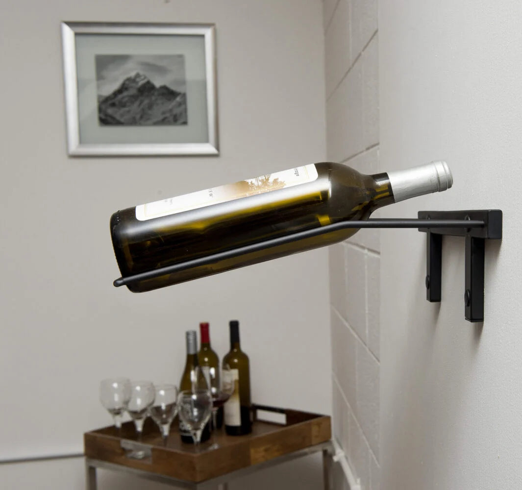 W Series Presentation Row (wall mounted metal wine rack)