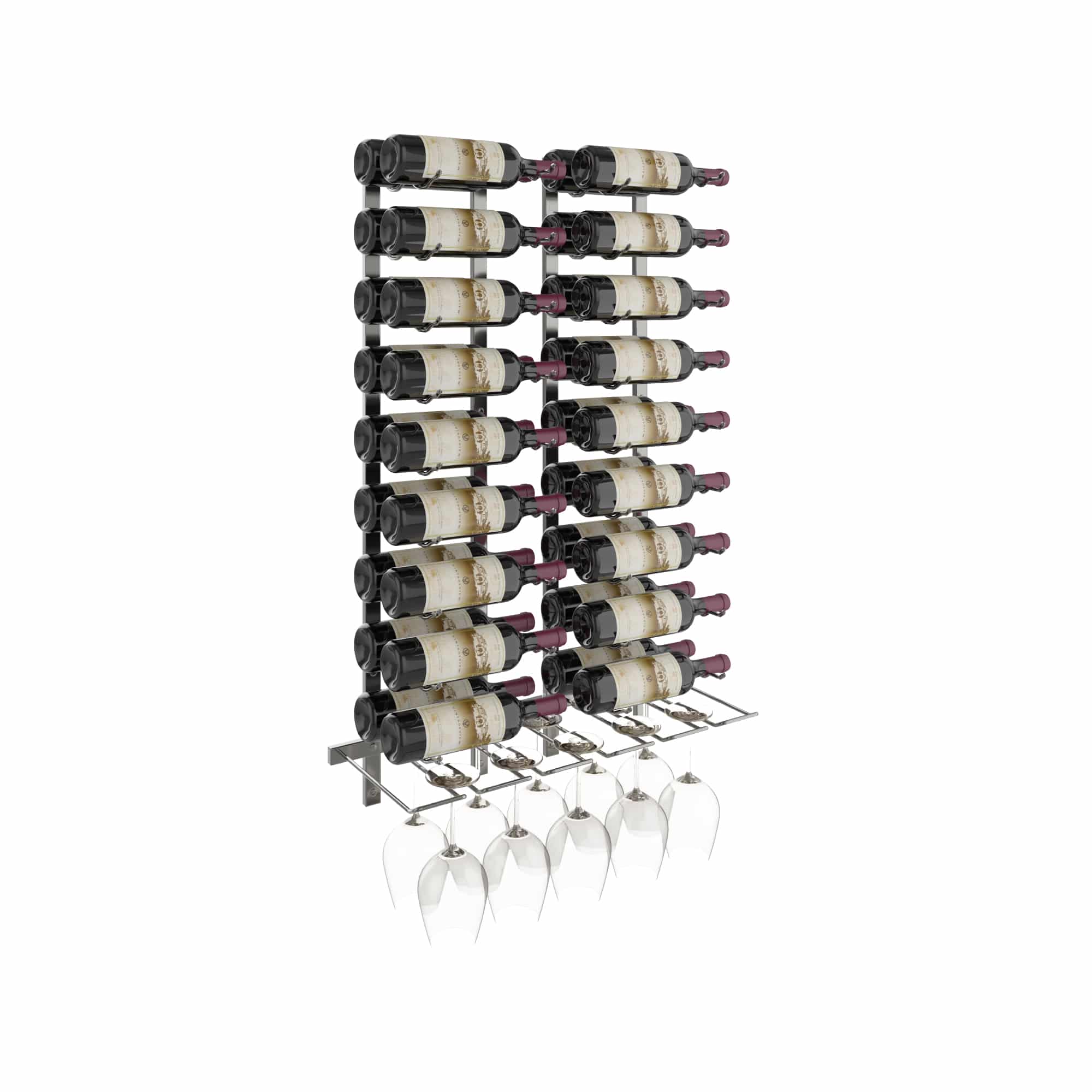 W Series Wet Bar (wall mounted metal wine rack kit)