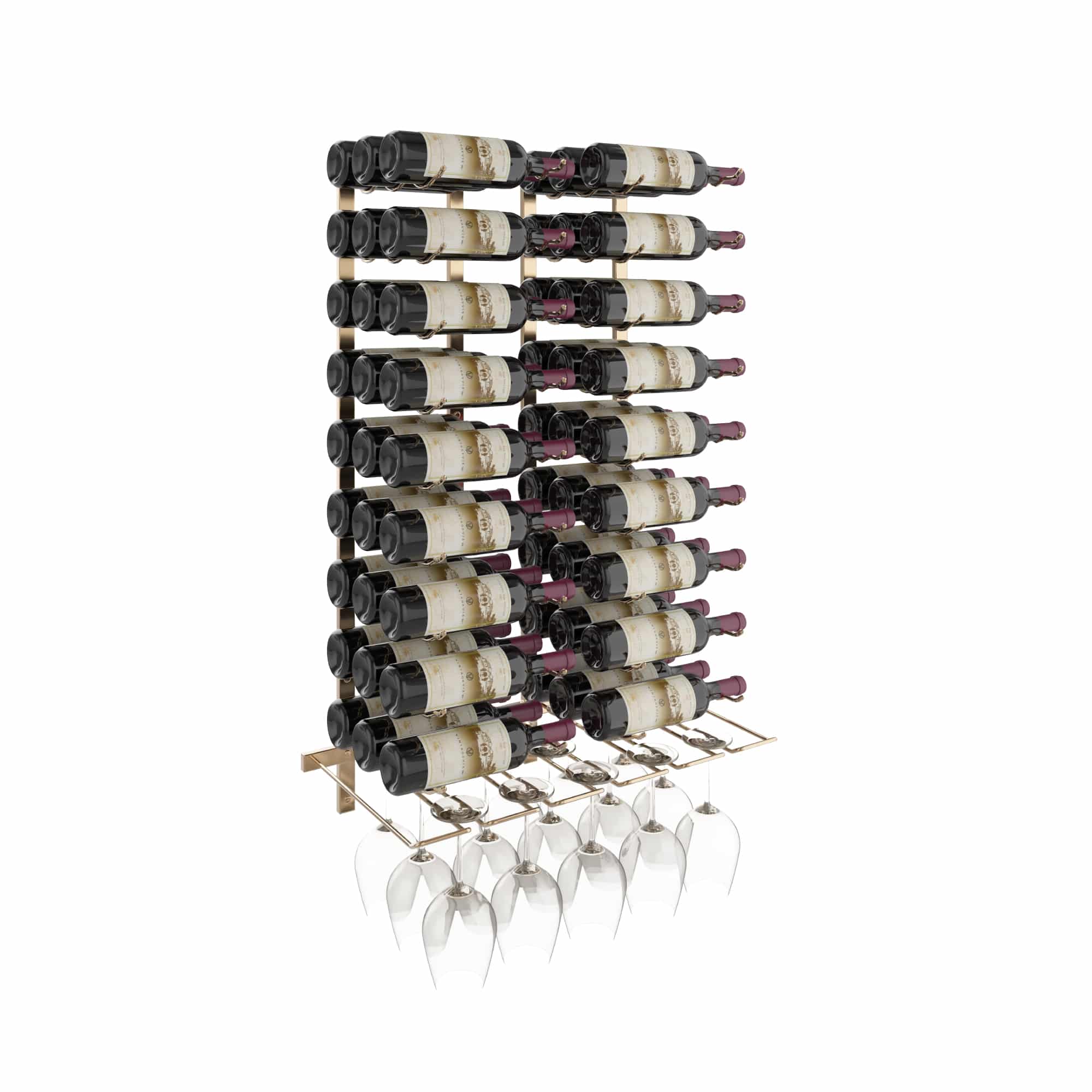 W Series Wet Bar (wall mounted metal wine rack kit)