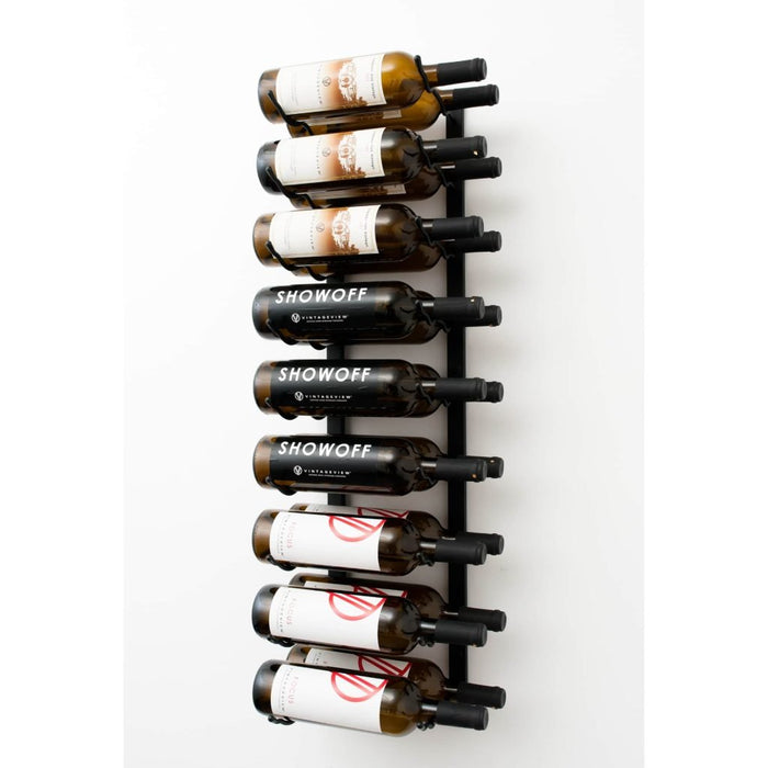 W Series Wine Rack 3 (wall mounted metal bottle storage)