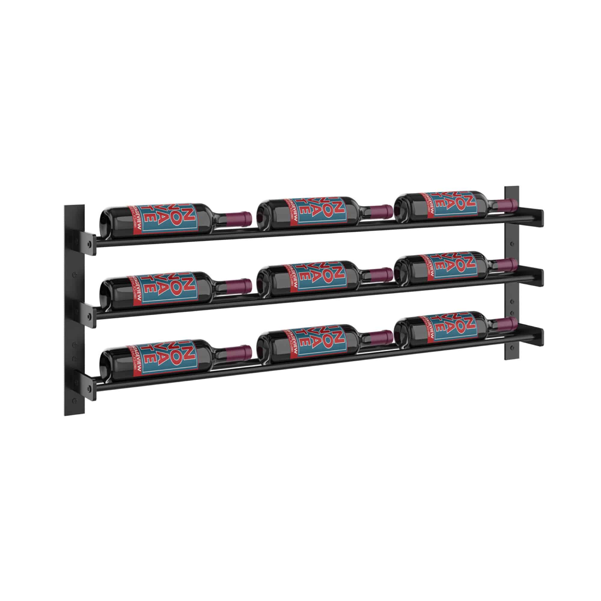 Evolution Wine Wall 15 3C (wall mounted metal wine rack)