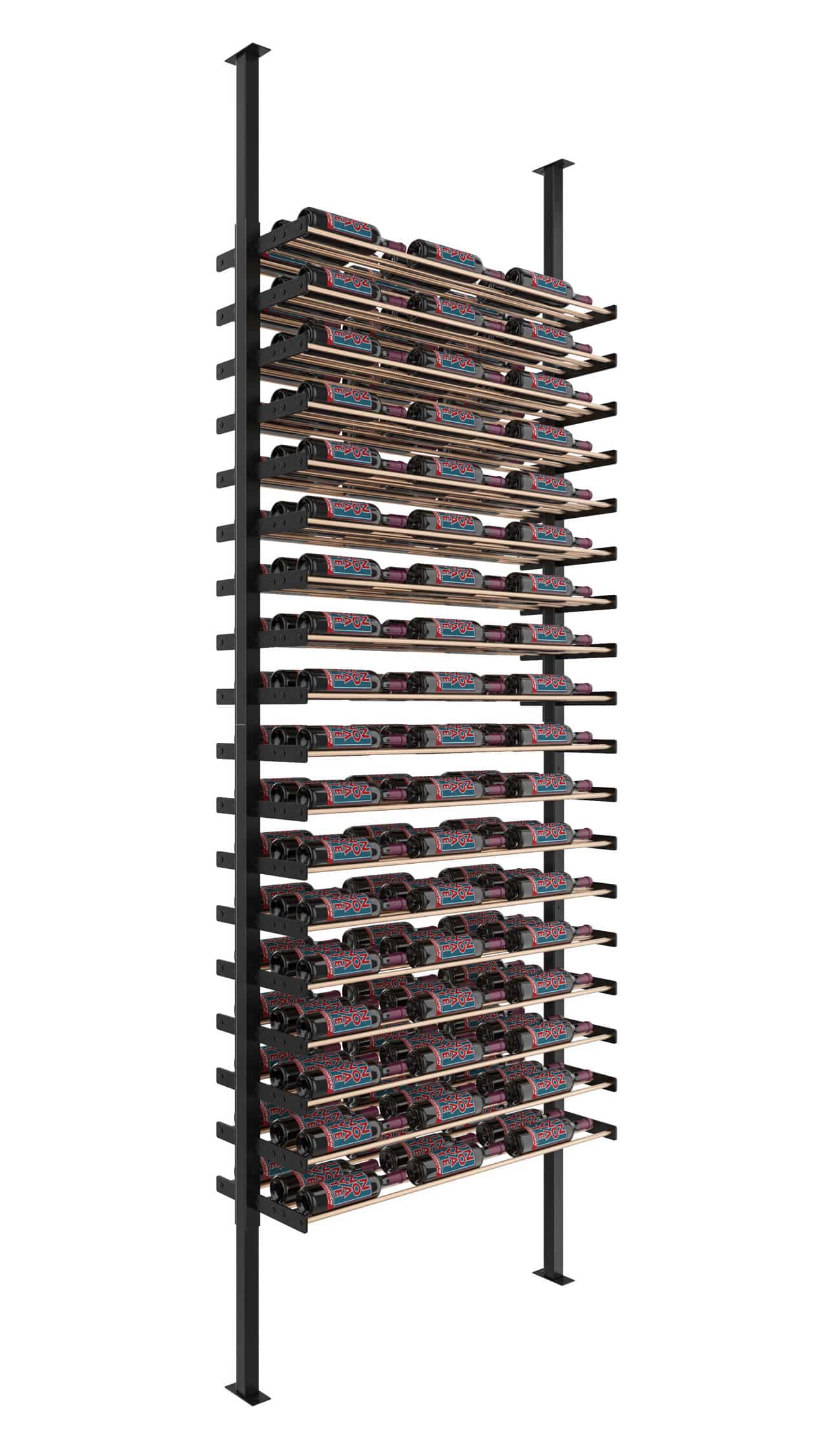 Evolution Double Sided Wine Wall Post Kit 10 3C (floor-to-ceiling wine rack system)