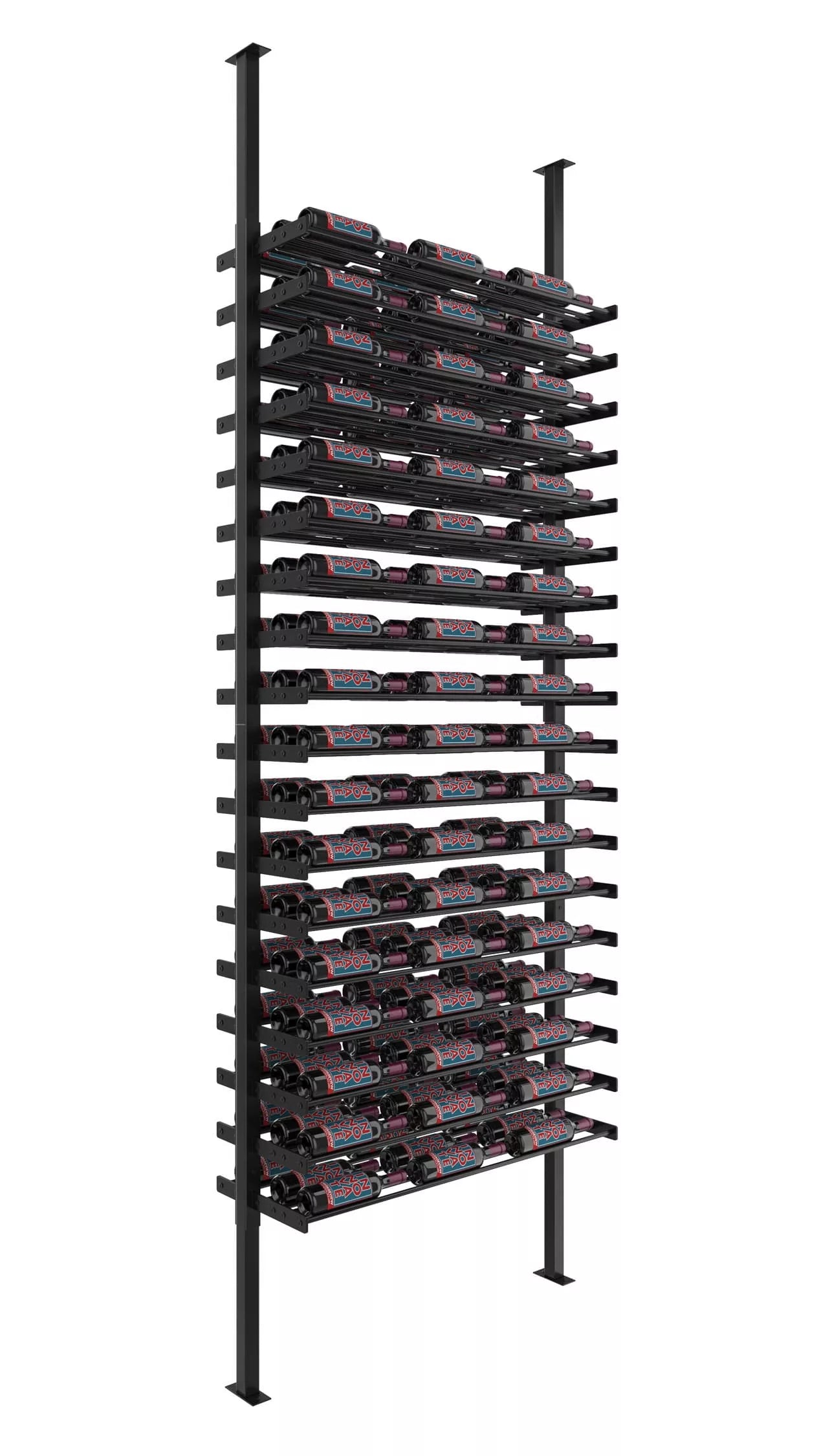 Evolution Double Sided Wine Wall Post Kit 10 3C (floor-to-ceiling wine rack system)