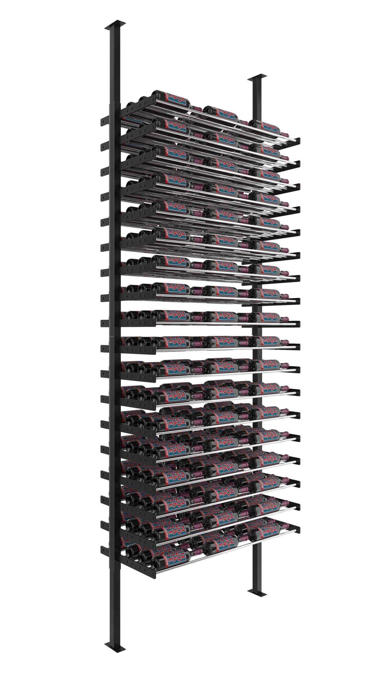 Evolution Double Sided Wine Wall Post Kit 10 3C (floor-to-ceiling wine rack system)