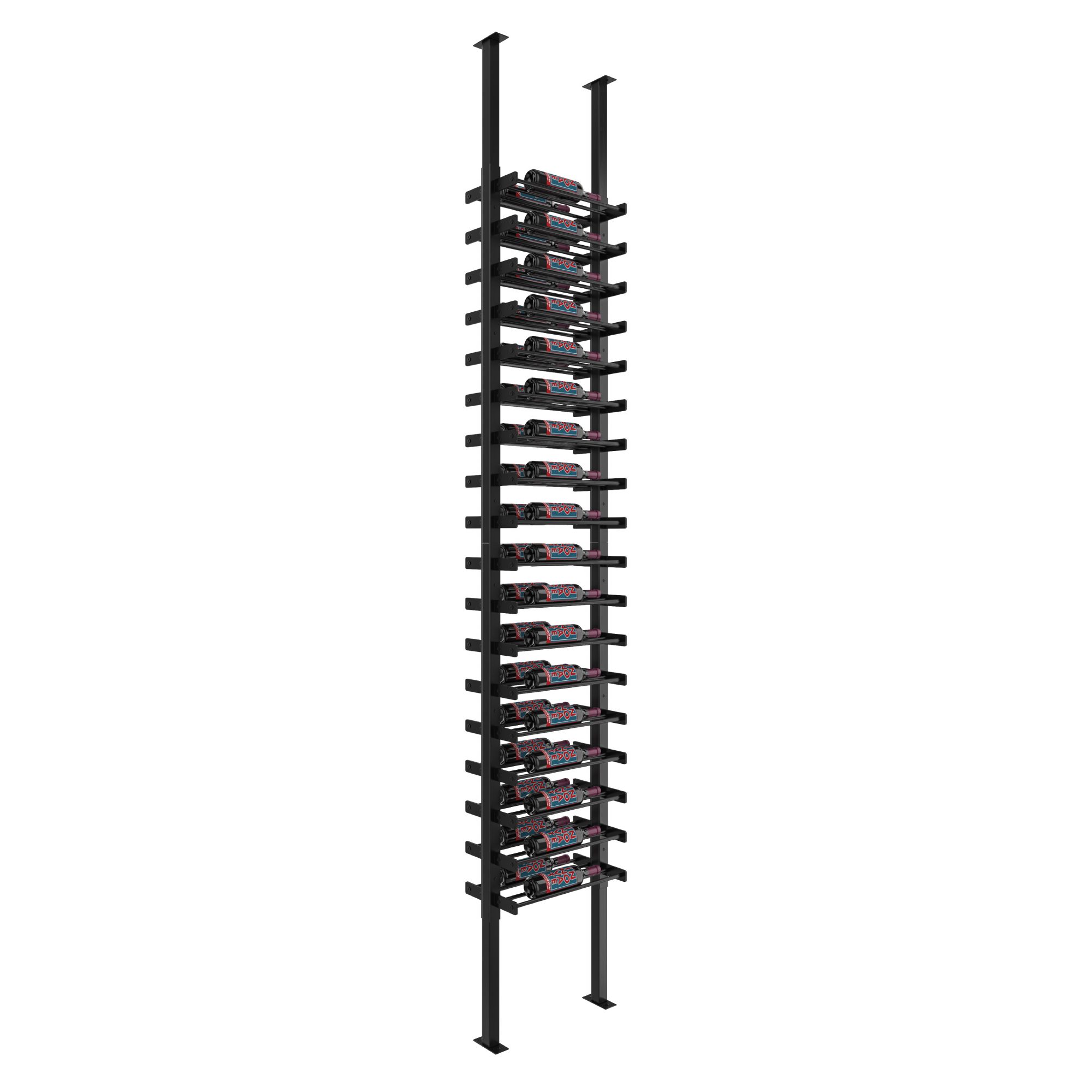 Evolution Double Sided Wine Wall Post Kit 10 1C (floor-to-ceiling wine rack system)