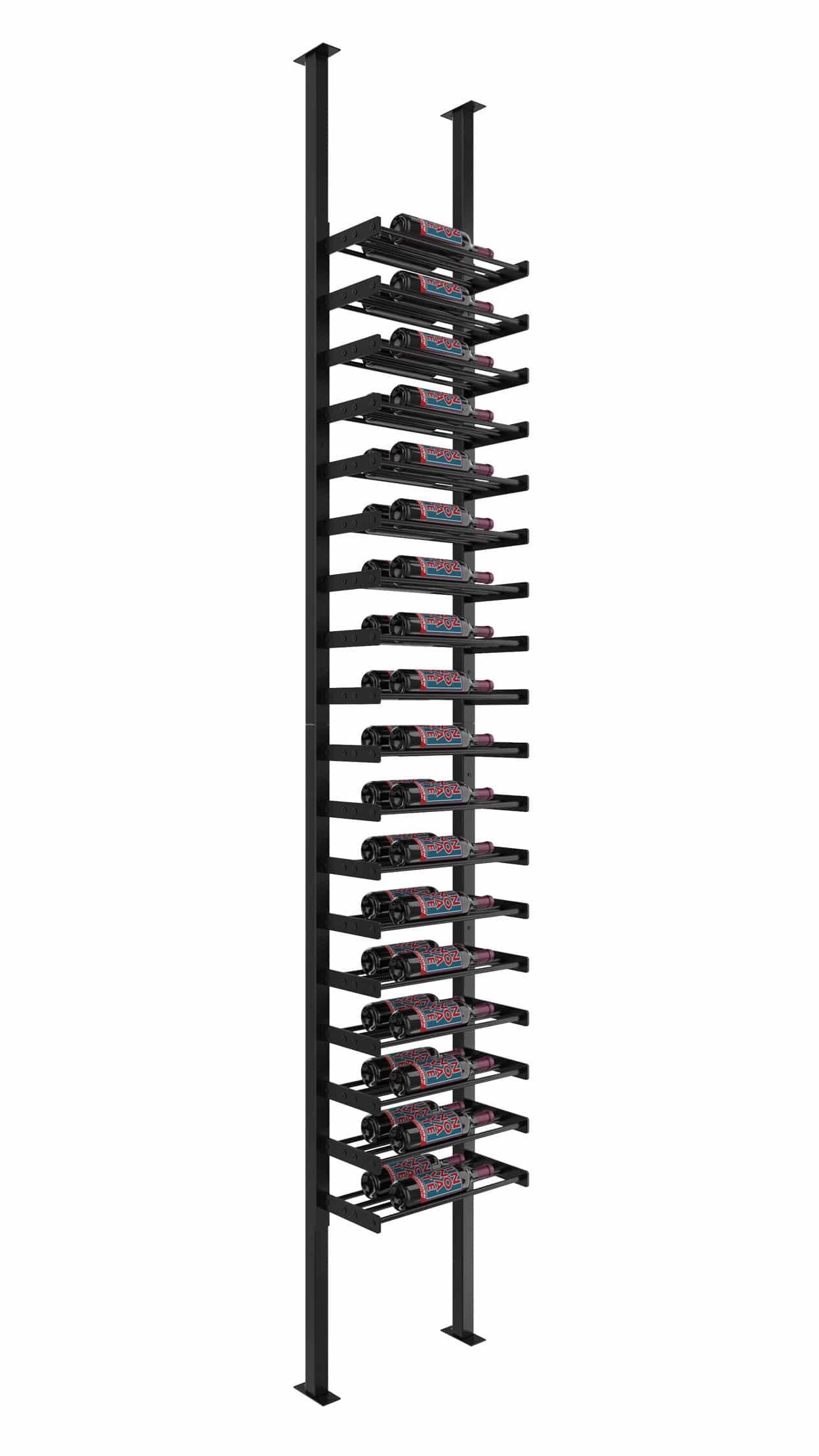 Evolution Single Sided Wine Wall Post Kit 10 1C (floor-to-ceiling wine rack system)