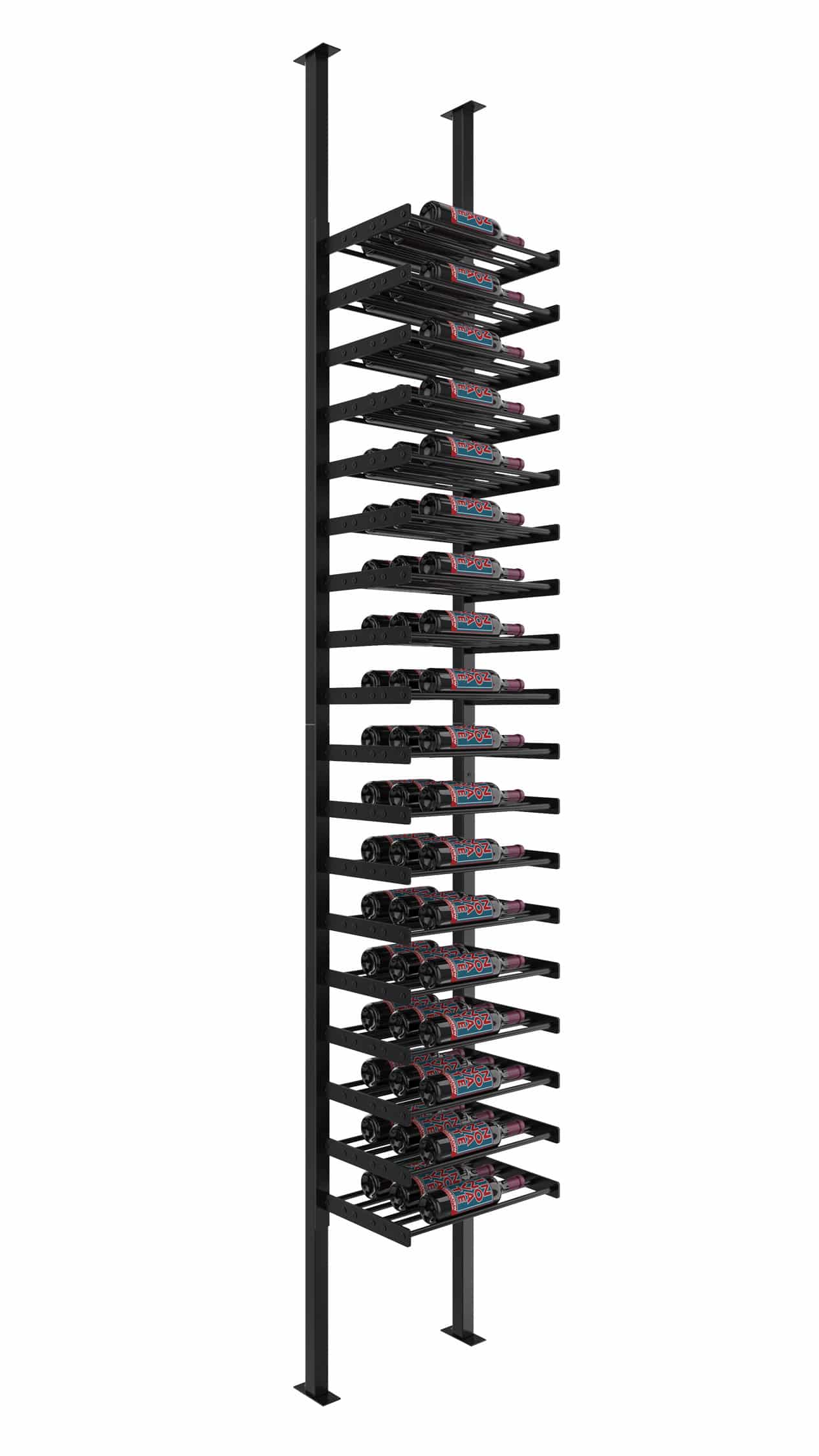 Evolution Single Sided Wine Wall Post Kit 10 1C (floor-to-ceiling wine rack system)