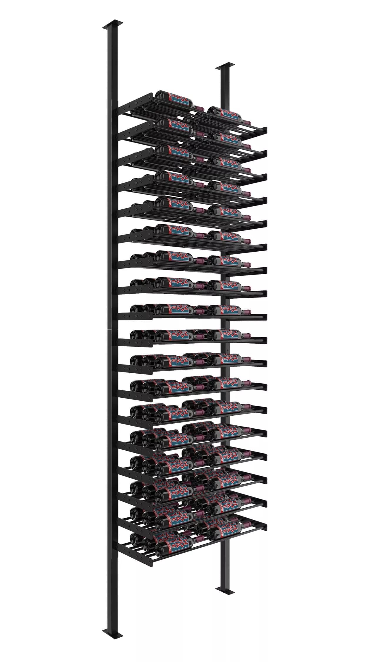 Evolution Single Sided Wine Wall Post Kit 10 2C (floor-to-ceiling wine rack system)