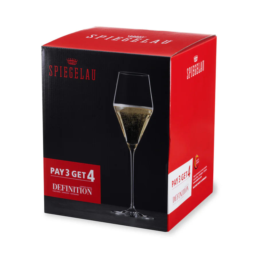 Spiegelau Definition Champagne Flutes (Set of 4)