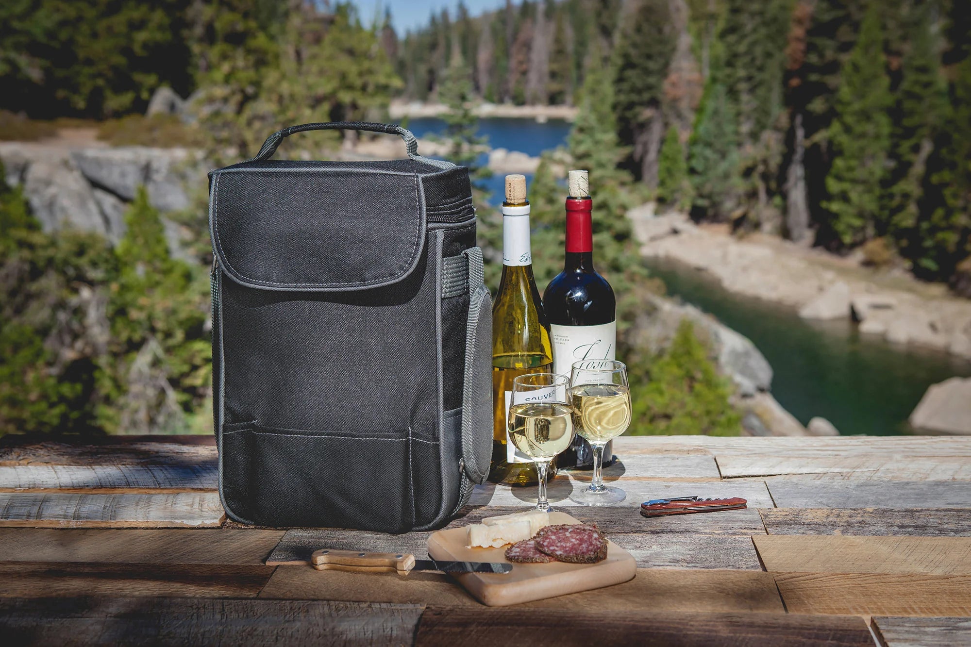 Duet Wine and Cheese Tote Bag