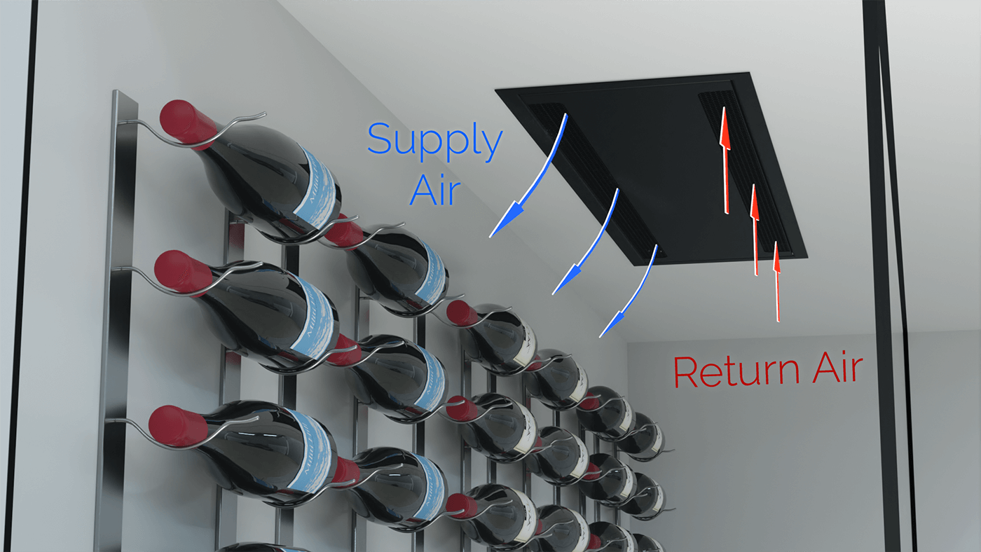 Wine Guardian CS025 Ceiling Mounted Wine Cellar Cooling Unit