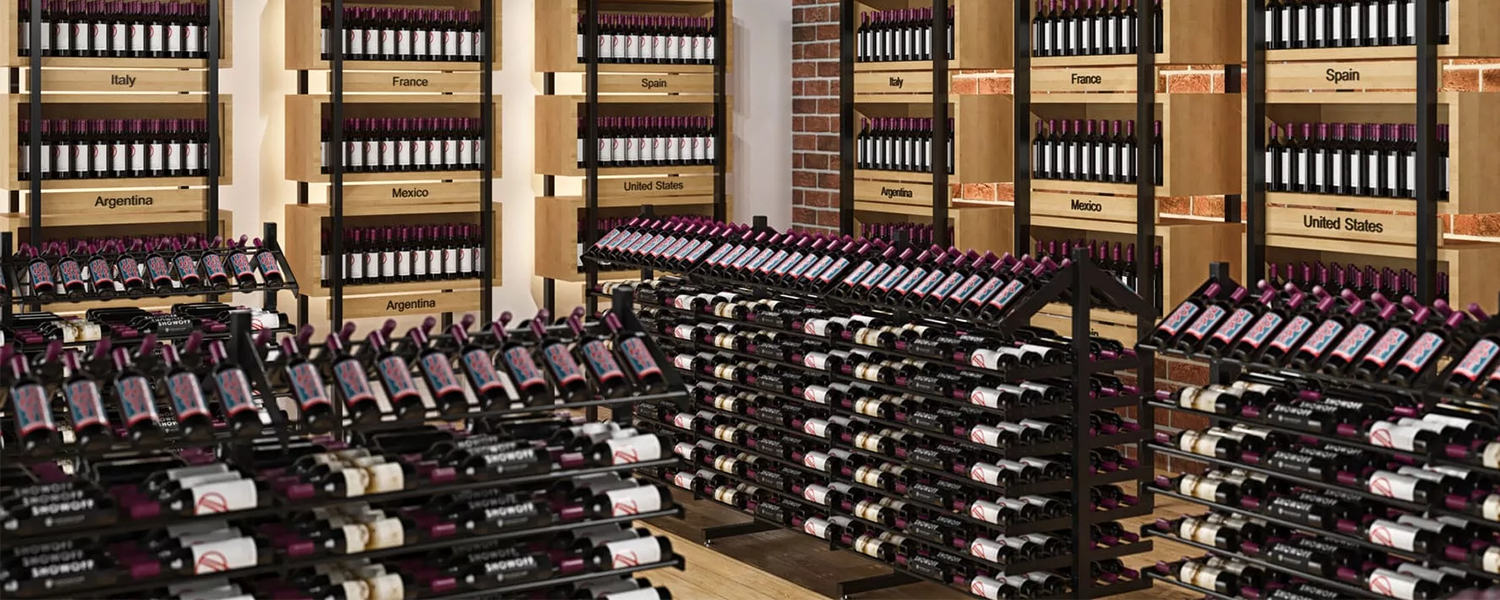 Wood Retail Wine Racks Commercial Wine Racks Rosehill Wine Cellars