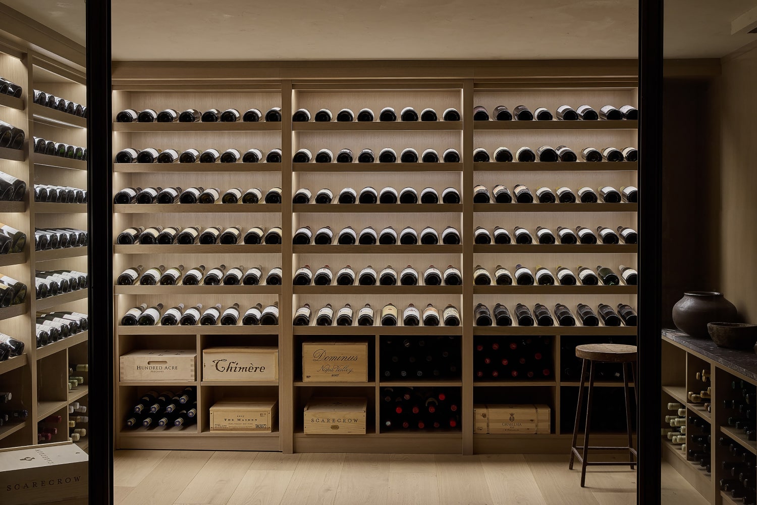 Custom wine cellar sale