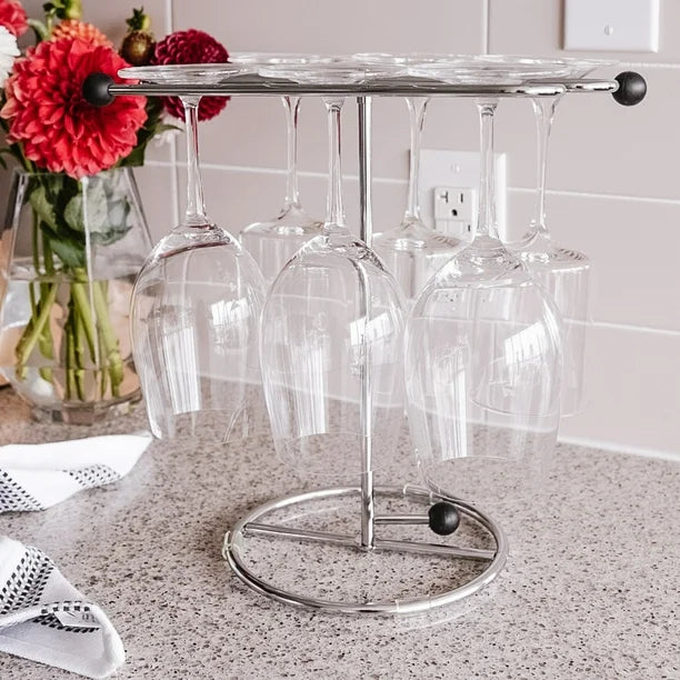 Stemware and Decanter Rack