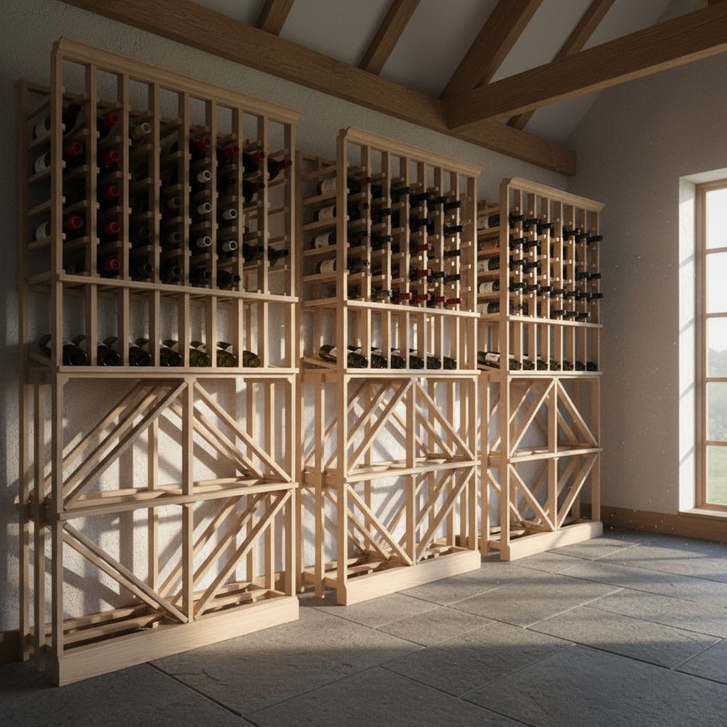 Diamond with Standard (750ml) plus Combo - Premier Cru Premium Wooden Racking