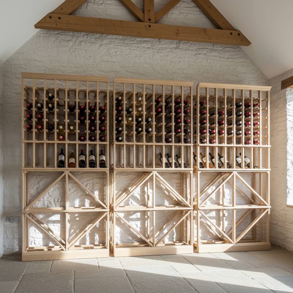 Diamant avec Standard (750ml) plus Combo - Rangement en bois Premium Premier Cru