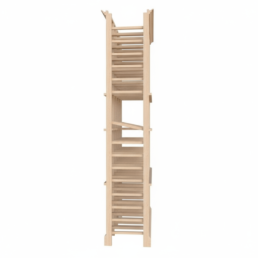 Full Height Standard (750ml) 6 Column - Premier Cru Premium Wooden Racking