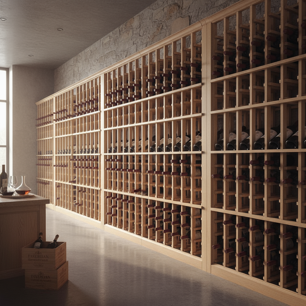 Full Height Standard (750ml) 6 Column - Premier Cru Premium Wooden Racking