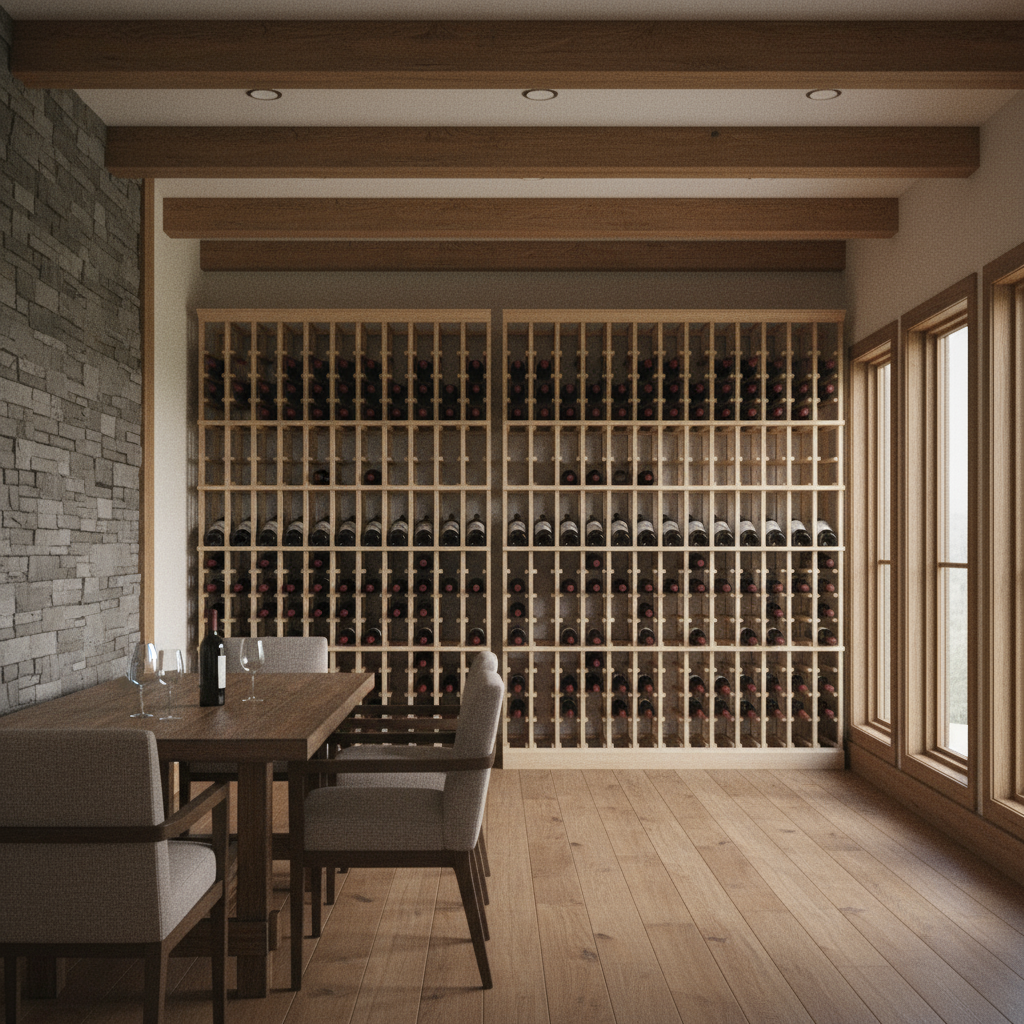 Full Height Standard (750ml) 6 Column - Premier Cru Premium Wooden Racking