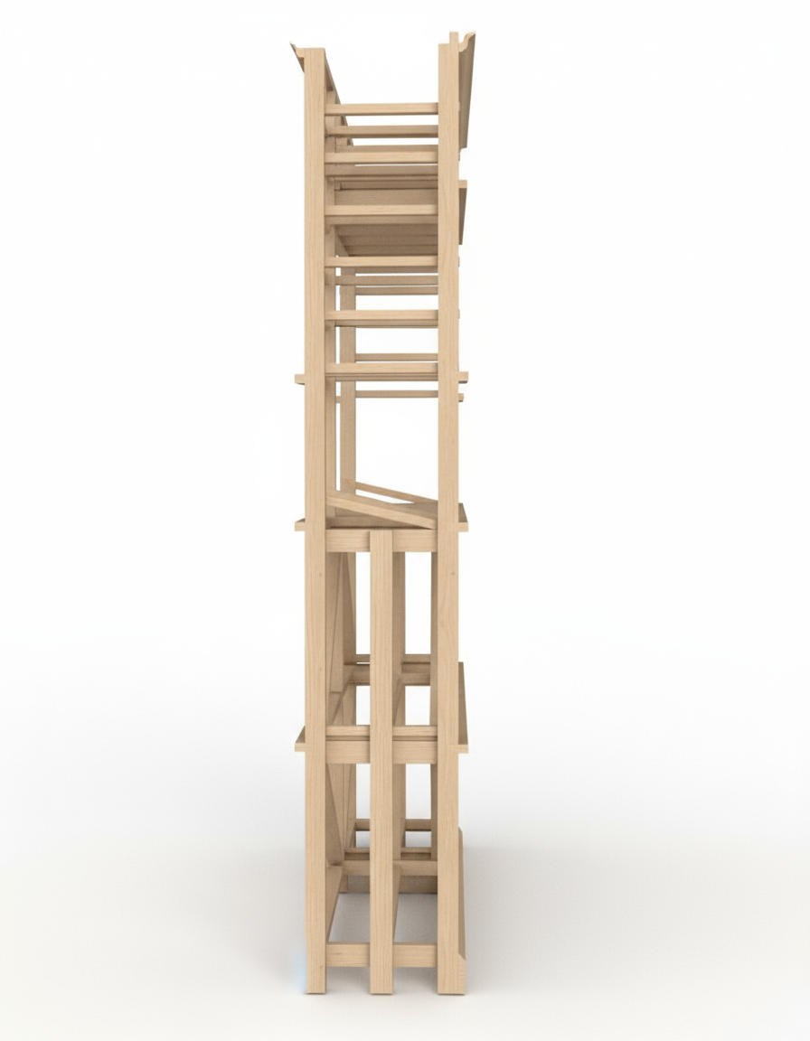 Tasting Niche with Diamond and Standard Bottle (750ml)  - Premier Cru Premium Wooden Racking