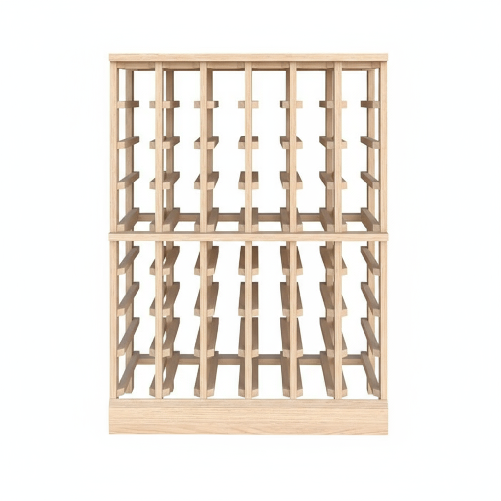 Premier Cru Wine Racks Half Height Standard (750ml) 6 Column - Premier Cru Premium Wooden Racking
