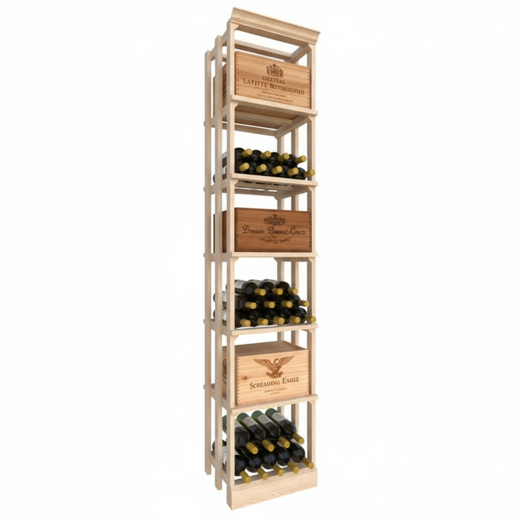 Casier 12 Bouteilles - Rangement en Bois Premium Premier Cru