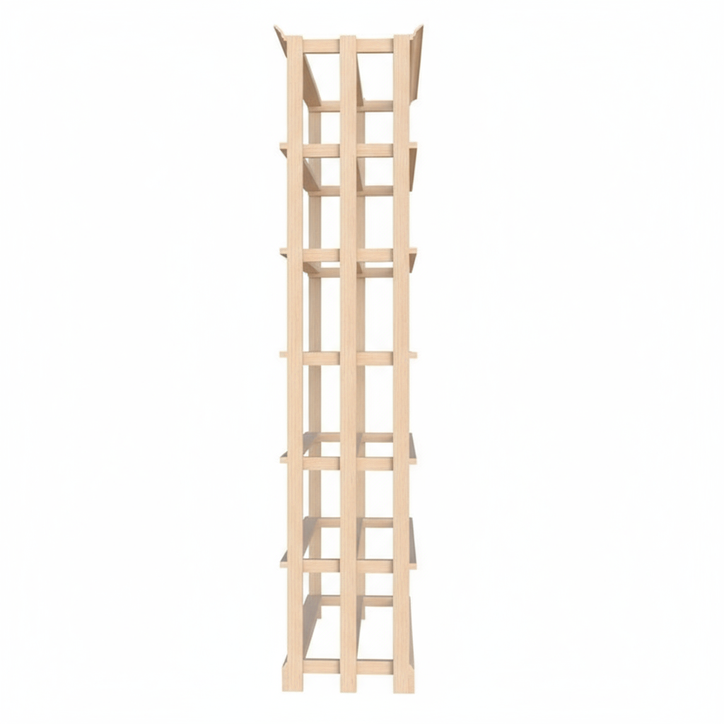 Full Height Wood Case - Premier Cru Premium Wooden Racking
