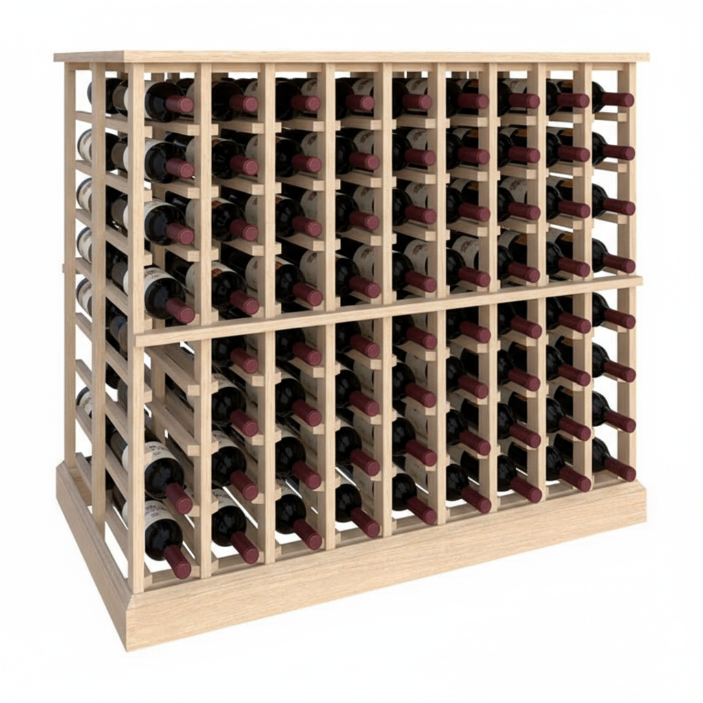 Premier Cru Wine Racks Standard (750ml) Double Deep Island - Premier Cru Premium Wooden Racking