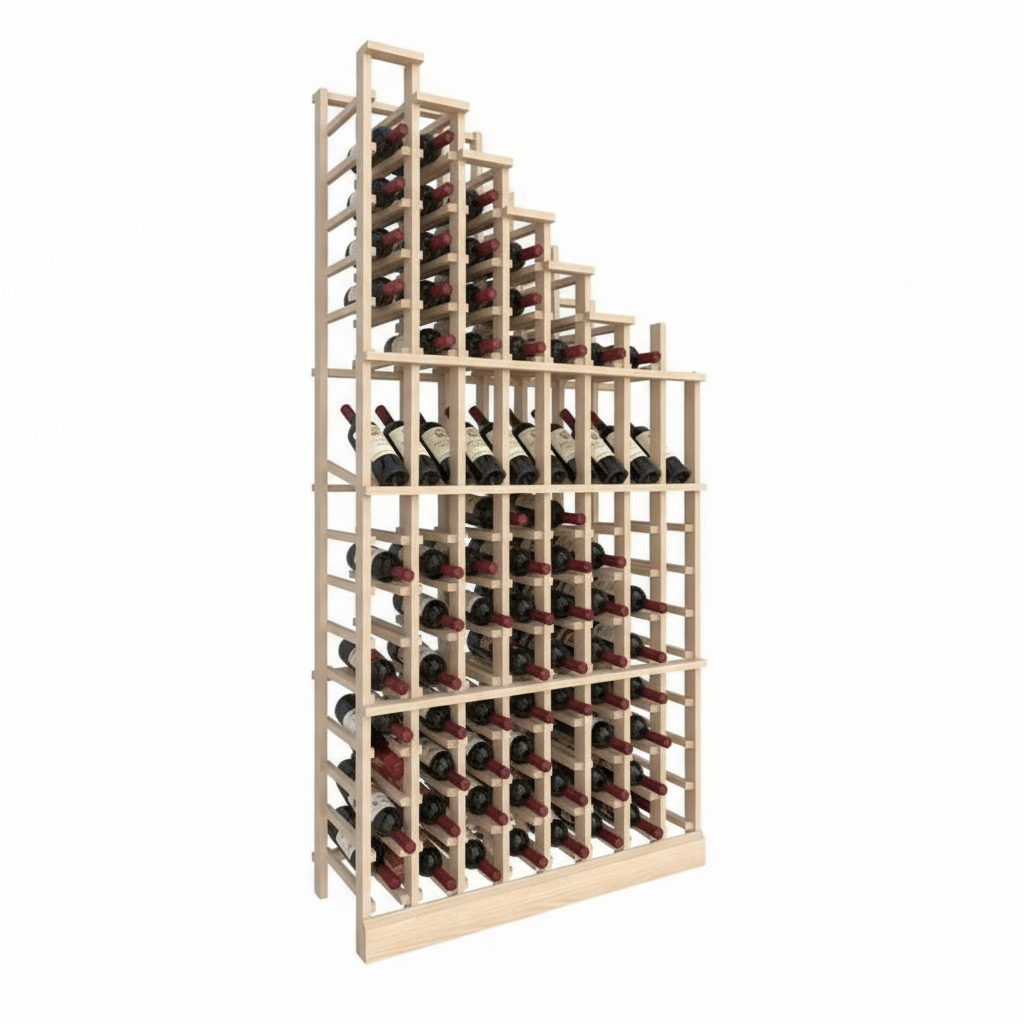 Premier Cru Wine Racks Waterfall Right - Premier Cru Premium Wooden Racking