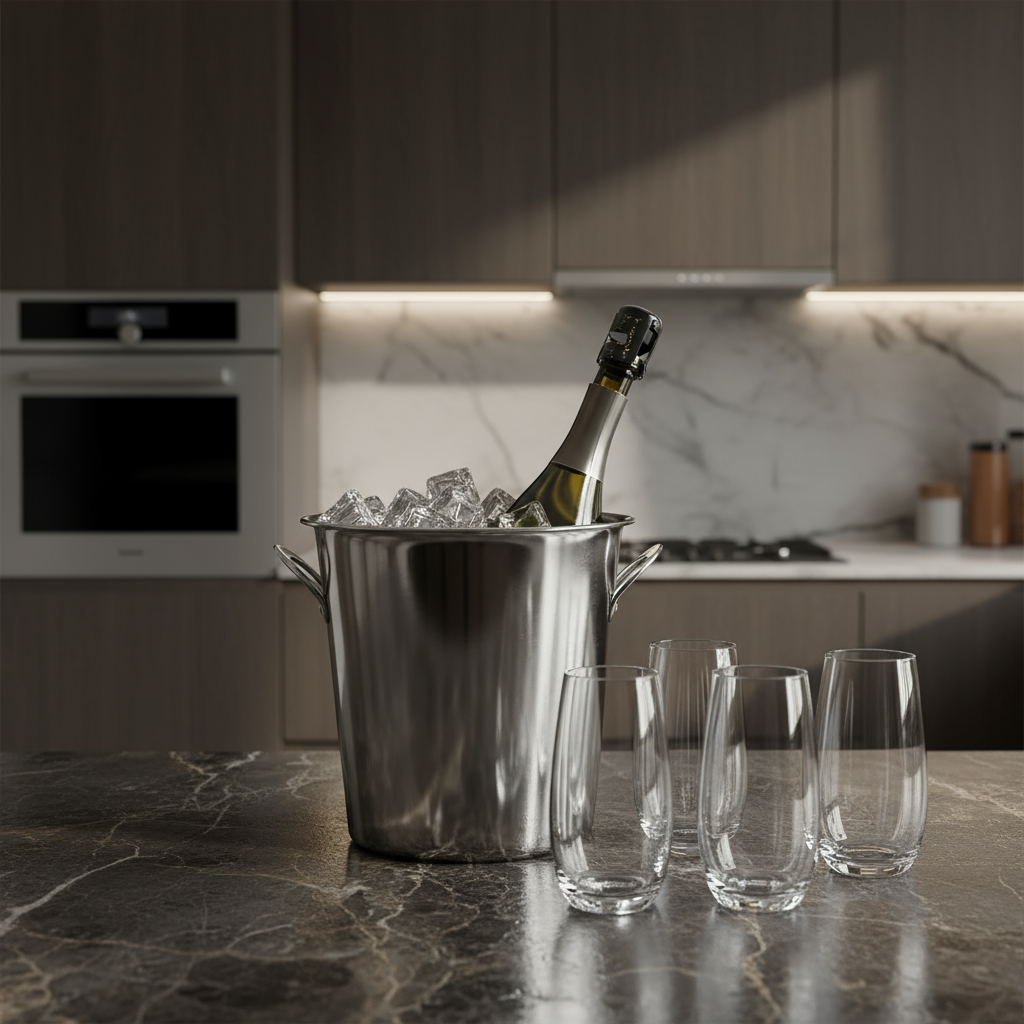 RIEDEL-O Tumblers+Stainless Steel Bucket Image4