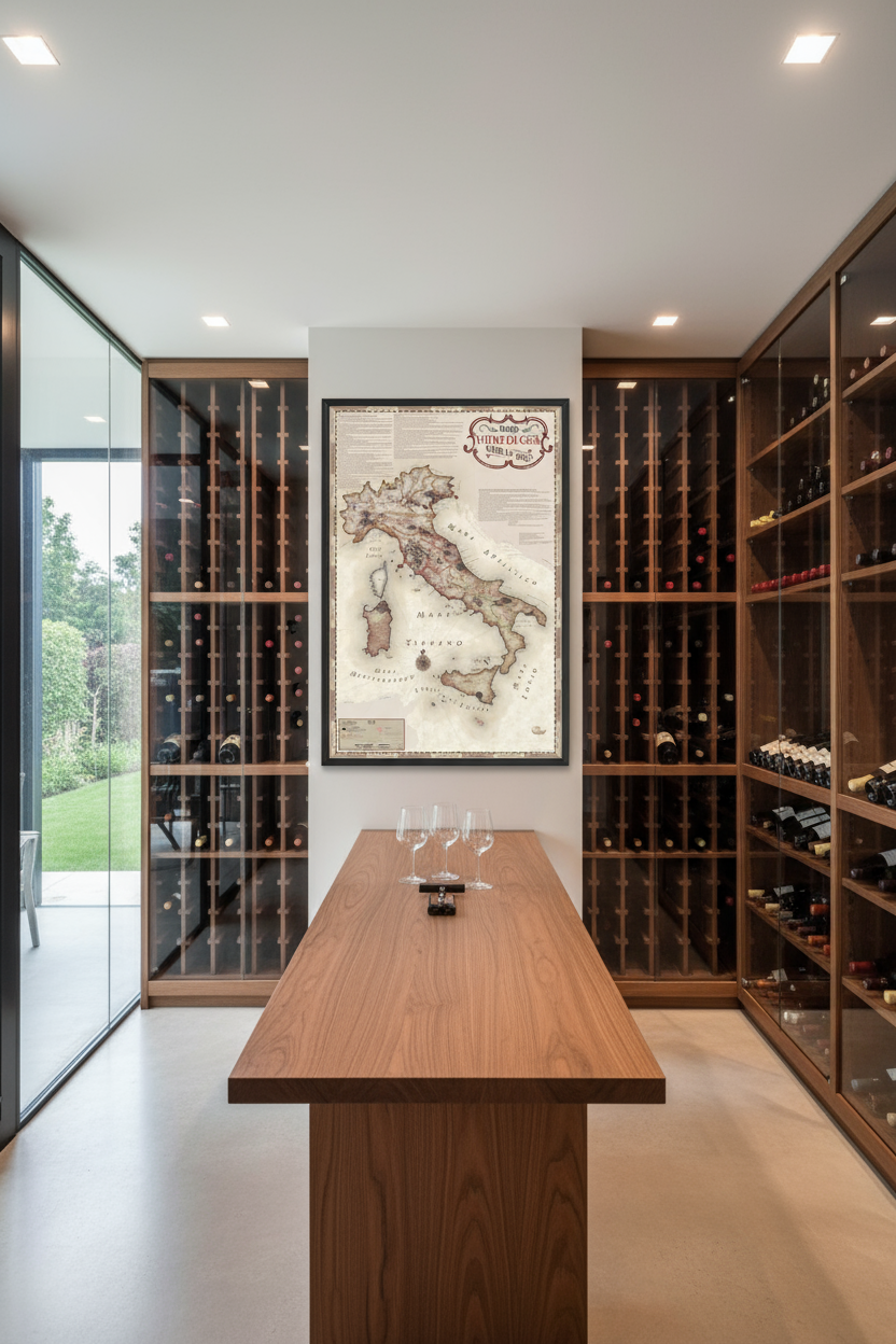 Carte des Vins d'Italie à travers les Âges