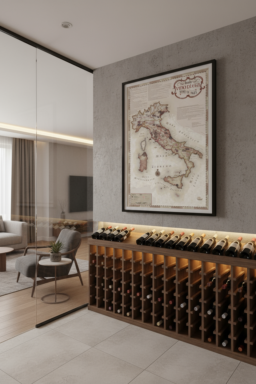 Italy Wine of Ages Map