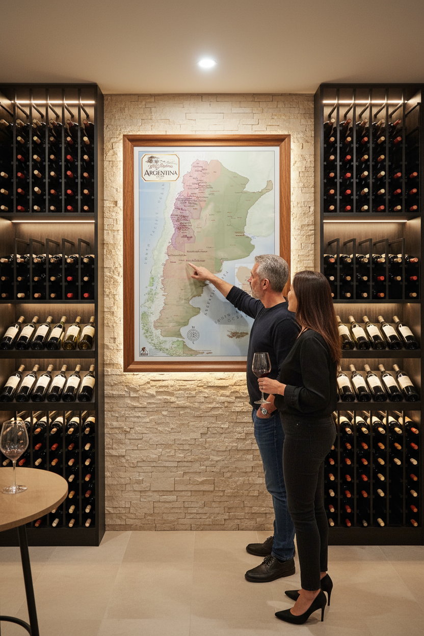 Wine Regions of Argentina Map