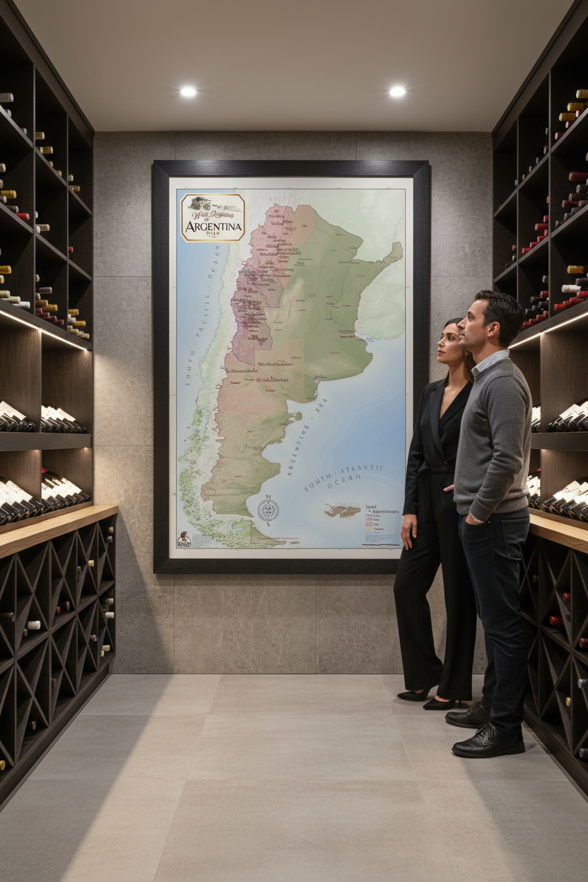 Wine Regions of Argentina Map