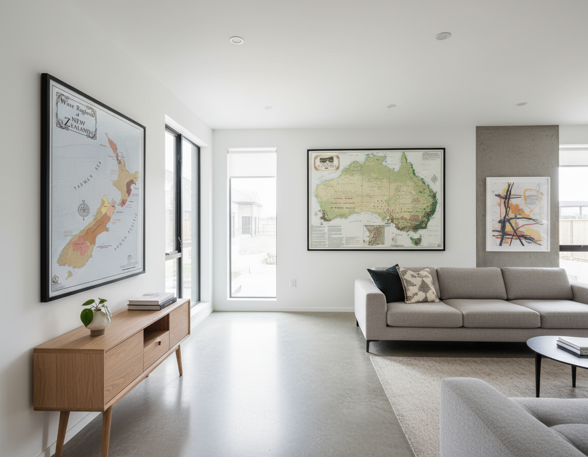 Australia & New Zealand Wine Map