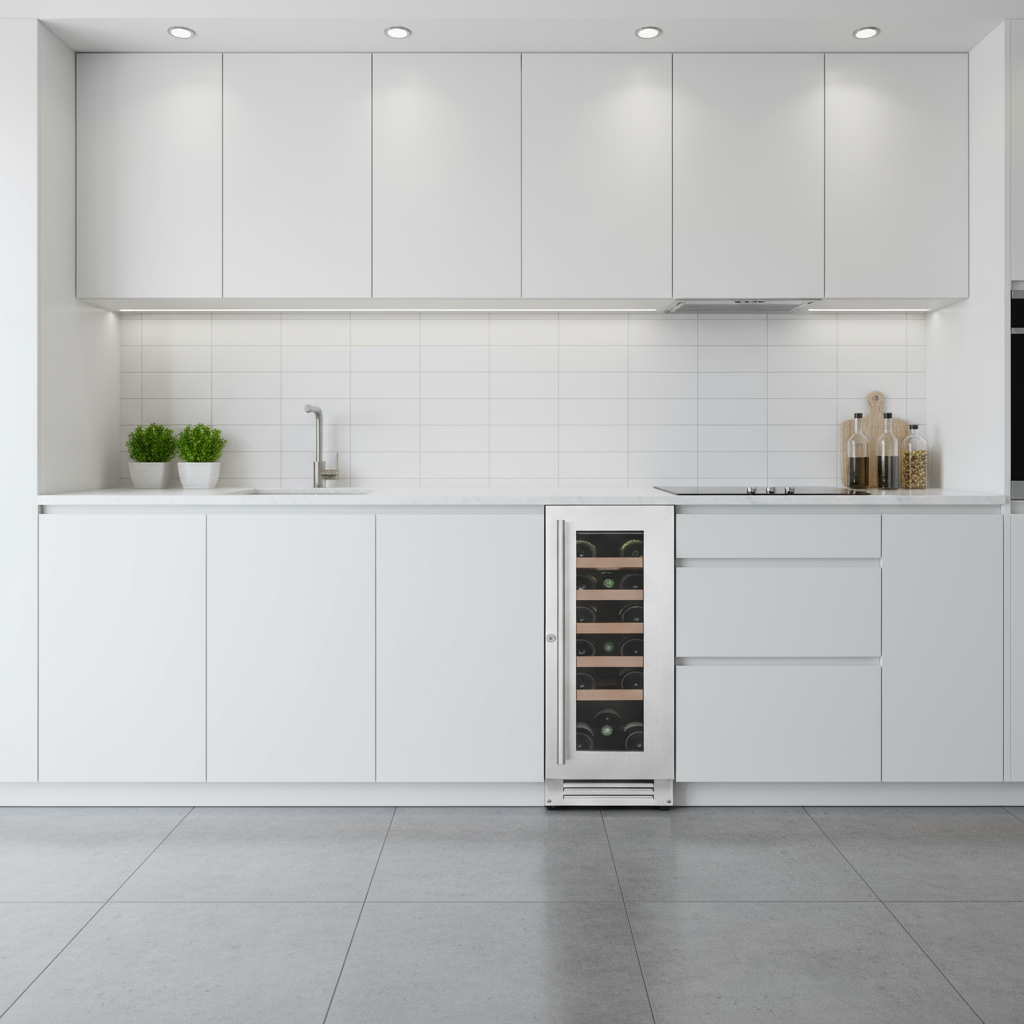 Vantaggio Wine Cellars Vantaggio V20 Single Zone Stainless Steel Wine Cooler