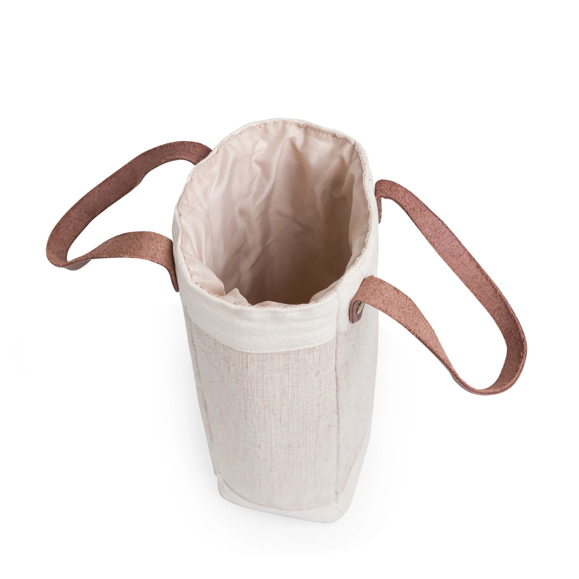 Pinot Jute Single Bottle Insulated Wine Bag