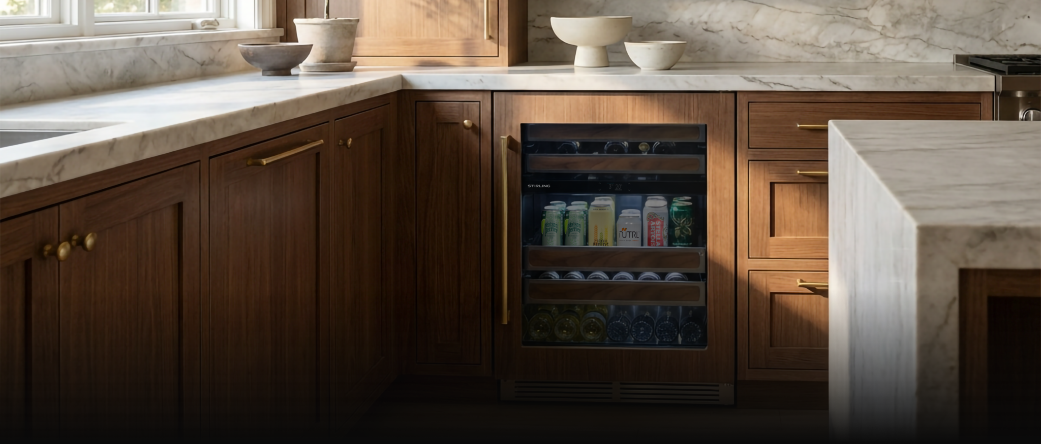 S4-D275SS/PANR: Cave à vin double zone en acier inoxydable 24″ - Fabriquée au Canada